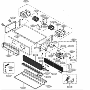 Part Location Diagram of 6901A20003K LG FUSE ASSEMBLY