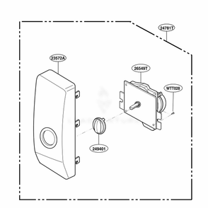 Part Location Diagram of 3720W0C049A LG PANEL,CONTROL