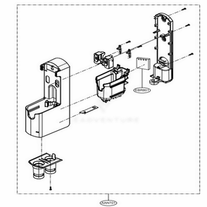 Base Assembly Body Diagram and Parts List for A908VMR AVWELGA LG Upright Vacuum
