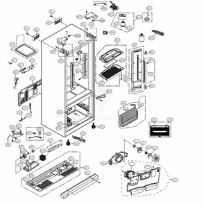Part Location Diagram of EBR74796441 LG PCB ASSEMBLY,MAIN