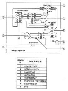 Wiring Diagram Diagram and Parts List for R1000  LG Air Conditioner