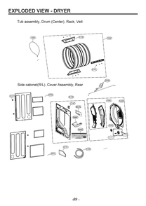 Diagram 3 Diagram and Parts List for W3S1CVK2EHM ABLEEUS LG Washer