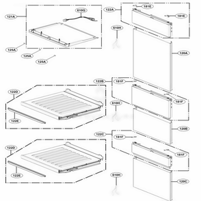 Perform Part 2 Diagram and Parts List for SKSCW241RP ASWCNA0 LG Range