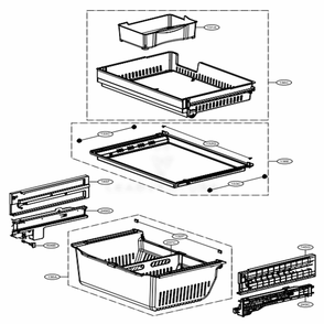 Part Location Diagram of AJP73334625 LG TRAY ASSEMBLY,DRAWER