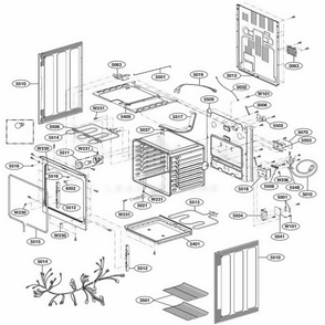 Part Location Diagram of EAD61846201 LG HARNESS,SINGLE
