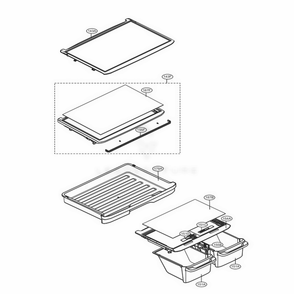 Refrigerator Parts Diagram and Parts List for LTCS20220S ASTCNA4 LG Refrigerator