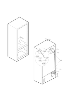 Ice And Maker Parts Diagram and Parts List for LFX25975ST 03 LG Refrigerator