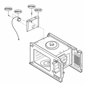 Sensor Parts Diagram and Parts List for JE1860SH CSBEGEU LG Wall Oven