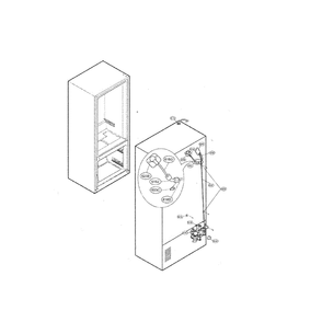 Valve And Water Tube Diagram and Parts List for LFX28968SB 00 LG Refrigerator