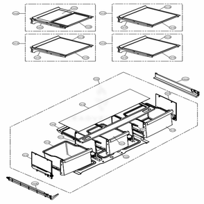 Refrigerator Parts Diagram and Parts List for LMXC23746S ASTCNA0 LG Refrigerator