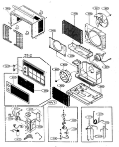 Part Location Diagram of 3550A20026A LG Cover