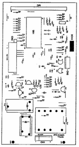 Power And Control Circuit Board Diagram and Parts List for 7218943580  Kenmore Microwave