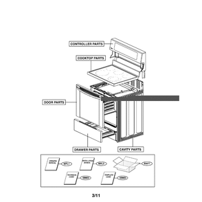 Part Location Diagram of MAY55708101 LG Box