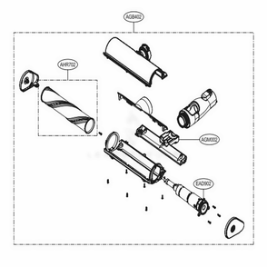Part Location Diagram of EAU63822901 LG MOTOR ASSEMBLY,DC