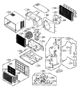 Part Location Diagram of 5416AR2379E LG COMPRESSOR