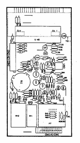 Power And Control Circuit Board Part No. 500629 Diagram and Parts List for 7218852580  Kenmore Microwave