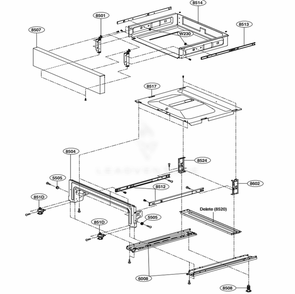 Part Location Diagram of AGR75305604 LG PIPE ASSEMBLY