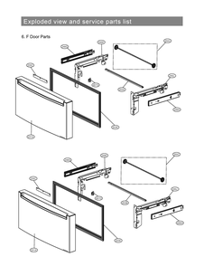 Diagram 6 Diagram and Parts List for LRMVC1803S ASTCNA0 LG Refrigerator