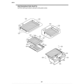 Section 2 Diagram and Parts List for LRBN22514SB AWBCLGG LG Refrigerator