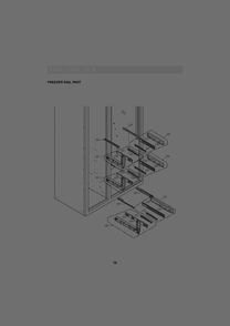 Freezer Rail Part Diagram and Parts List for GR-L276SSDM ASTCNA0 LG Refrigerator
