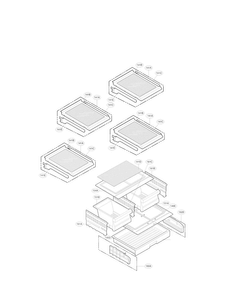 Part Location Diagram of ACQ86509718 LG COVER ASSEMBLY,TRAY