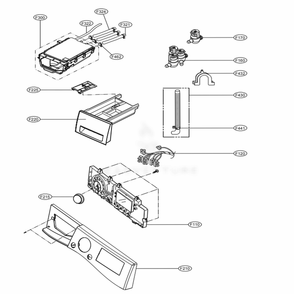 Part Location Diagram of EAD62666616 LG HARNESS,MULTI