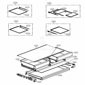 Refrigerator Parts Diagram and Parts List for 73105 ASTCSE2 LG Refrigerator