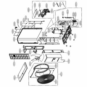 Part Location Diagram of EBR85104037 LG PCB ASSEMBLY,MAIN