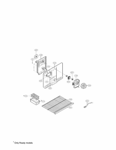 Freezer Parats Diagram and Parts List for 79569292902  Kenmore Refrigerator