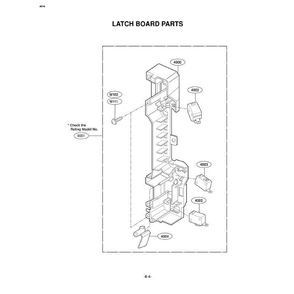 Section 5 Diagram and Parts List for MV-1501B ABKEGSE LG Microwave Oven Combo