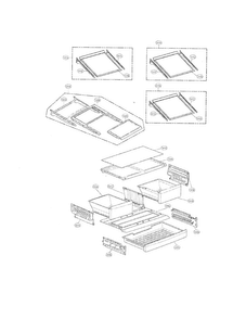 Refrigerator Partas Diagram and Parts List for LFX28968ST 00 LG Refrigerator