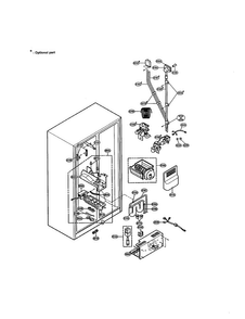 Ice And Water Diagram and Parts List for LRSPC2031NI  LG Refrigerator