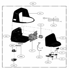 Charger, Battery Diagram and Parts List for VR6270LVMB ARDQGPA LG Canister Vacuum