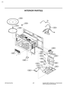 Part Location Diagram of MGJ42959606 LG PLATE,BOTTOM