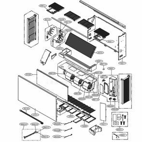 Part Location Diagram of EBR83841801 LG PCB ASSEMBLY,SUB