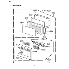 Section 6 Diagram and Parts List for LTM9000ST CS6ELGA LG Microwave Oven Combo