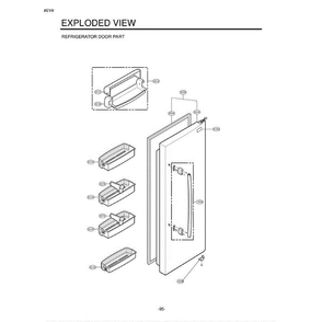 Section 6 Diagram and Parts List for LSC27926TT ATICLGA LG Refrigerator