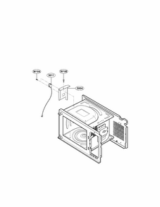 Sensor Parts Diagram and Parts List for 72163992301  Kenmore Microwave