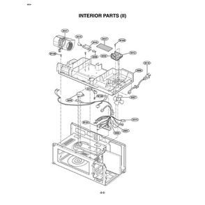 Section 2 Diagram and Parts List for MV-1525B BKEGSE LG Microwave Oven Combo