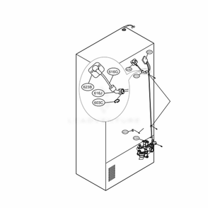 Valve And Water Tube Parts Diagram and Parts List for 75043 ASTCSE0 LG Refrigerator