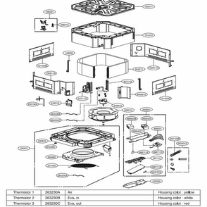 Tm Tn Tp Standard Model Diagram and Parts List for ARNU243TNA4 ANWBLUS LG Air Conditioner