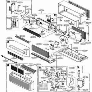 Part Location Diagram of EBR76479907 LG PCB ASSEMBLY,MAIN