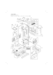 Case Parts Diagram and Parts List for GC-L288GQXM ASWCSE1 LG Refrigerator
