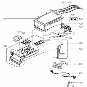 Part Location Diagram of EAD61212334 LG HARNESS,MULTI