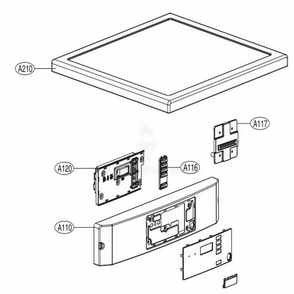 Part Location Diagram of EBR84561603 LG PCB ASSEMBLY,DISPLAY