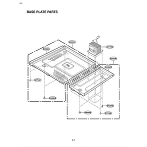 Section 6 Diagram and Parts List for LRM2060ST CSSELGA LG Microwave Oven Combo