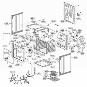 Part Location Diagram of 5012W0N002D LG INSULATOR