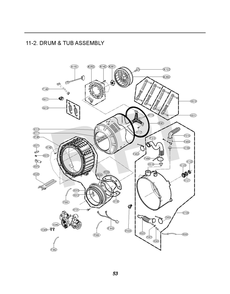 Diagram 2 Diagram and Parts List for TCWM2013CS3  LG Washer