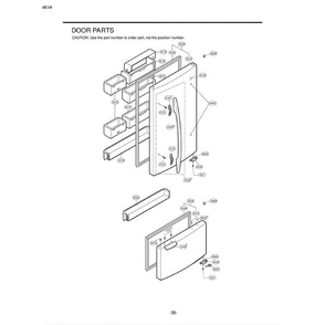 Section 4 Diagram and Parts List for LRBN20512SW ASWCLGA LG Refrigerator