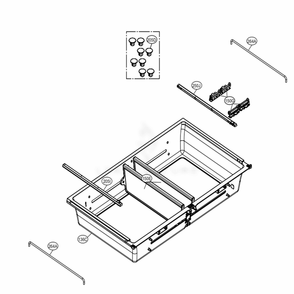 Custom Chill Parts Diagram and Parts List for LMXC23746S ASTCNA1 LG Refrigerator